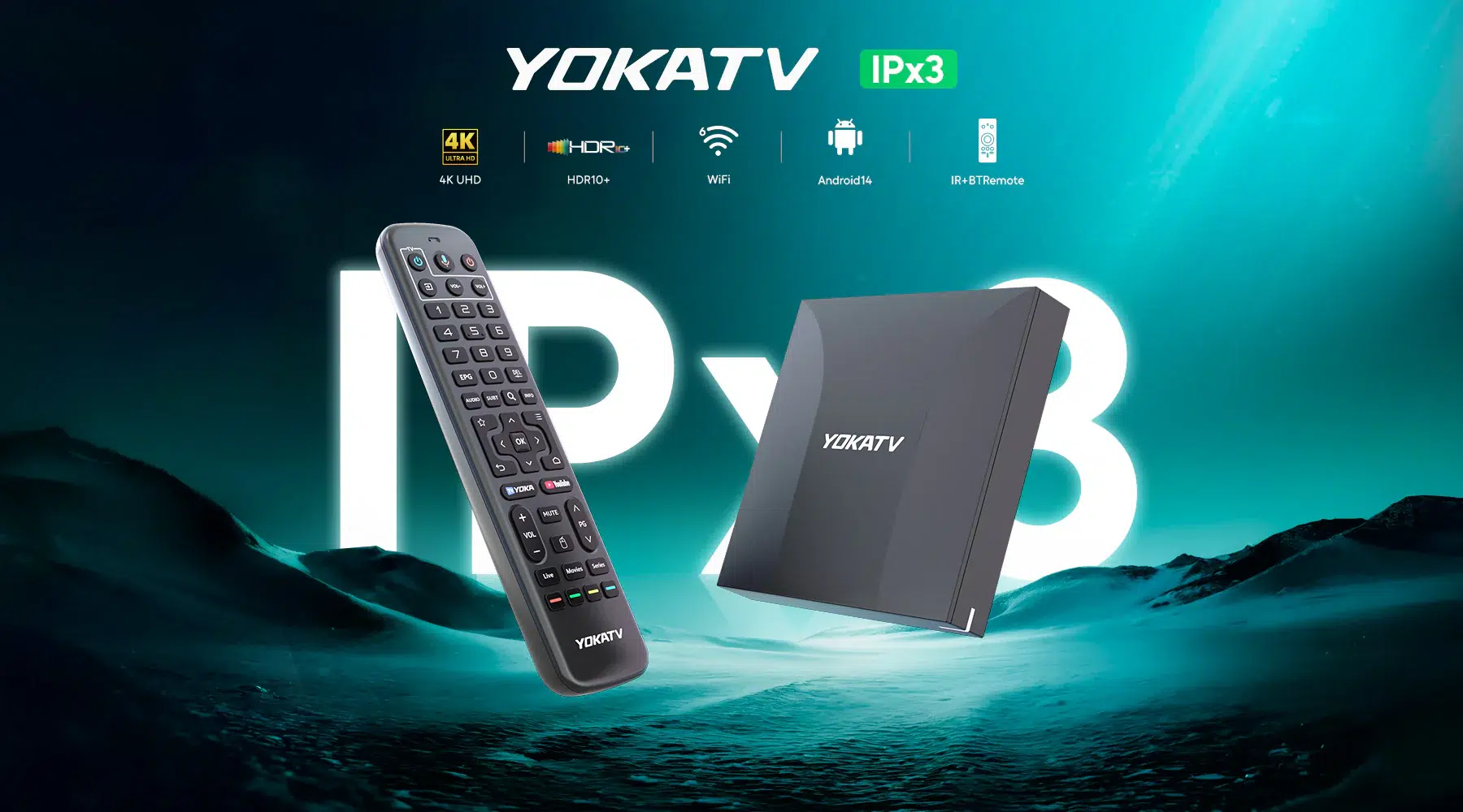 Yoka IPX 3 IPTV box Canada