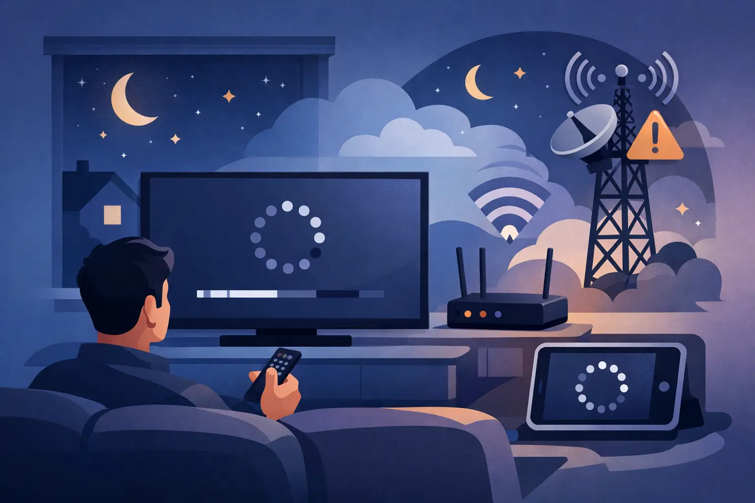 Why Does IPTV Buffer at Night?